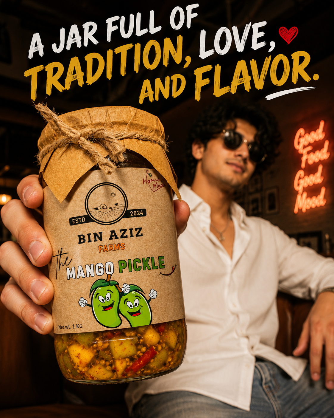 Mango pickle of bin aziz farms