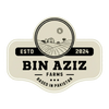Bin Aziz Farms official logo badge — Pakistan-based traditional homemade products store