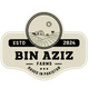 Bin Aziz Farms official logo badge — Pakistan-based traditional homemade products store