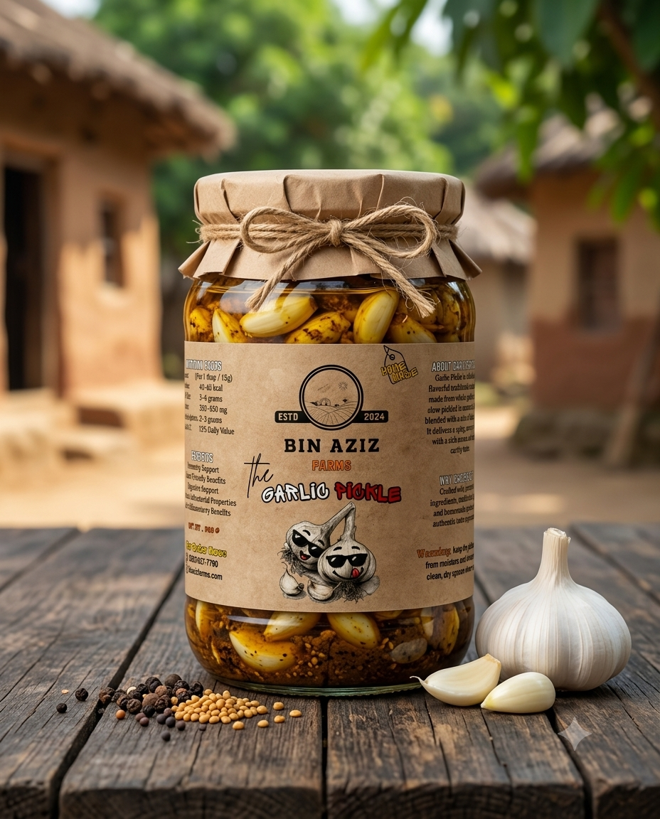 Garlic Pickle (Achar) — Traditional Desi Lehsan Achar