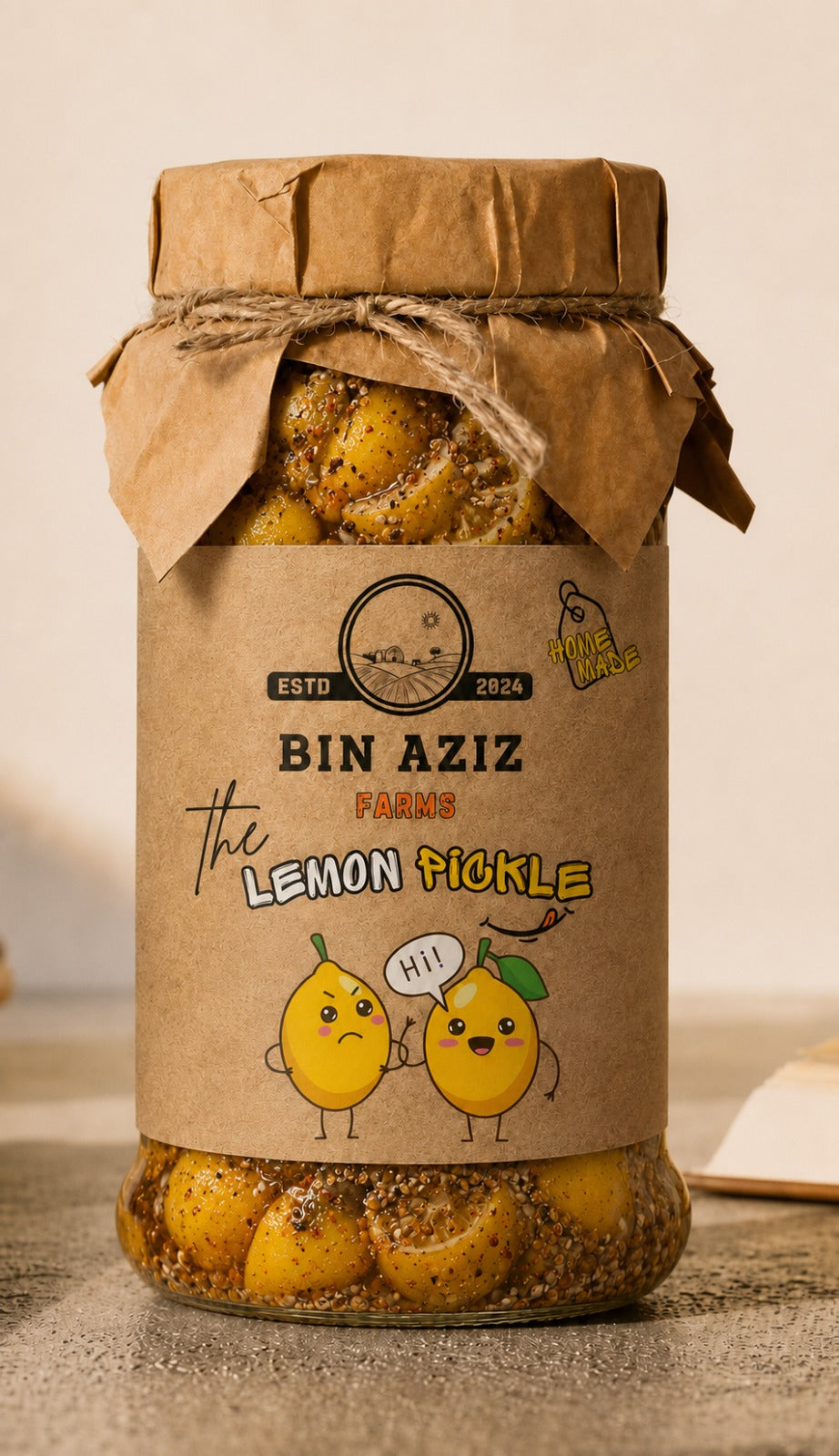 Lemon Pickle — Desi Nimbu Achar